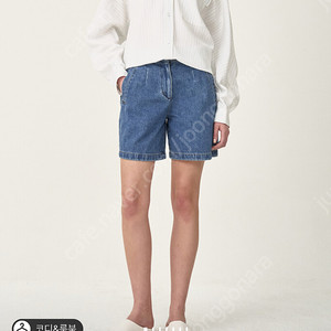 한섬 더캐시미어 데님 반바지