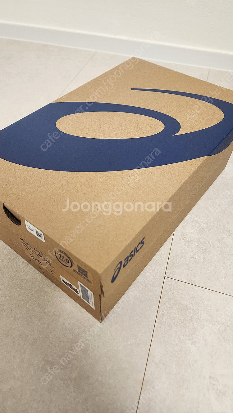 (새상품)아식스 노바 블라스트5 270 퍼플 런닝화--4