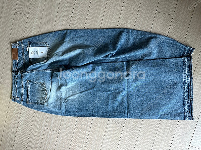 쏭라벨 와이드청바지 라지 (롱기장)--2