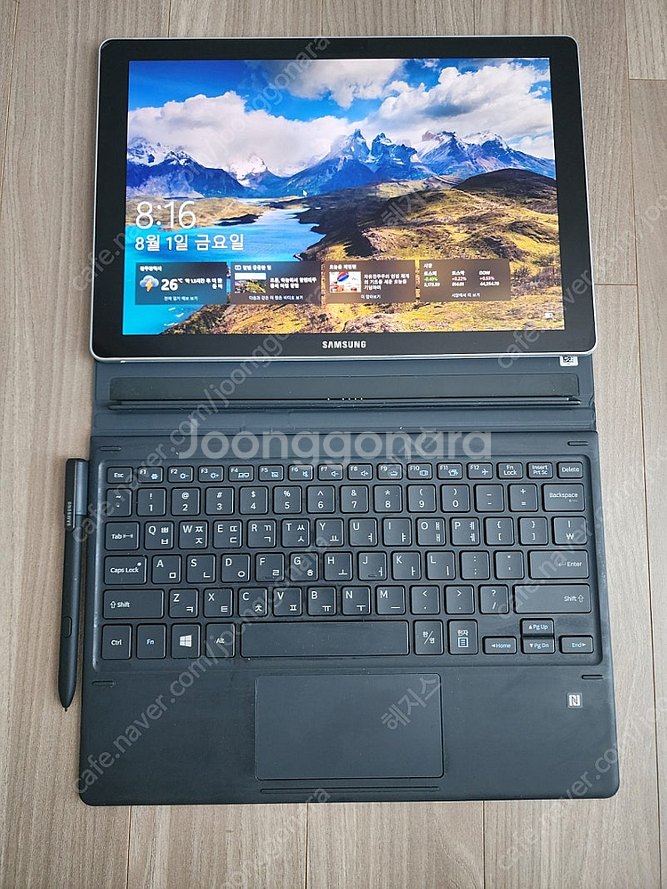 갤럭시북12 SM-W720 팝니다 상태좋음--0