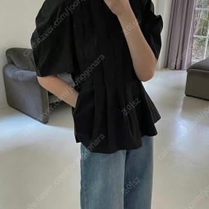 바스켓 마론 블라우스 블랙 새상품