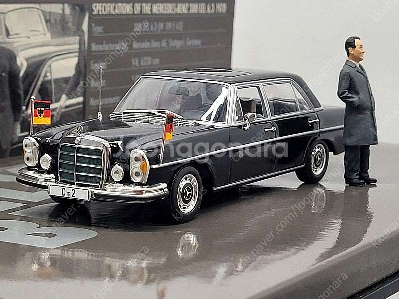 1:43 미니챔프 벤츠 300 SEL 6.3 1970 ...--0