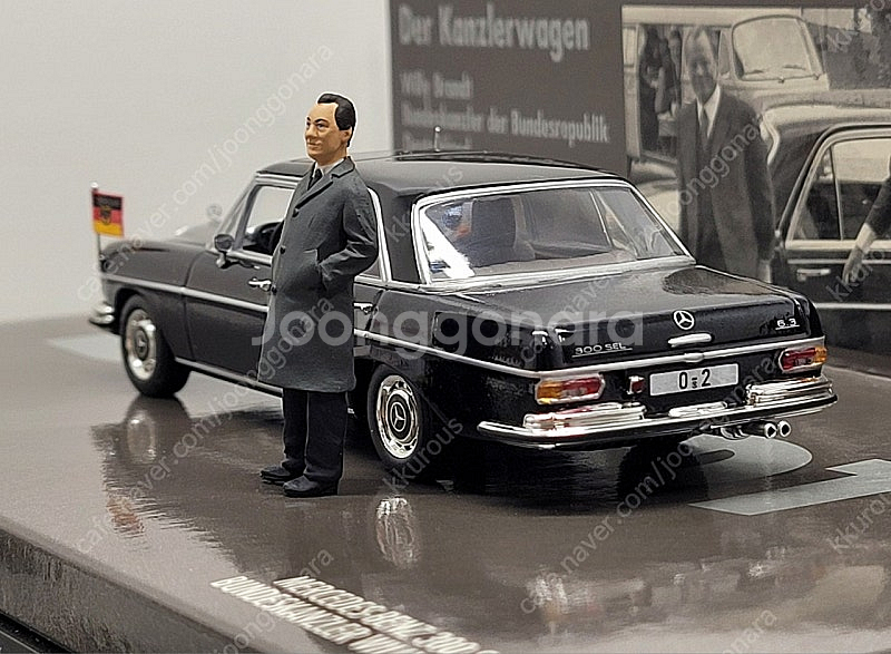 1:43 미니챔프 벤츠 300 SEL 6.3 1970 ...--4