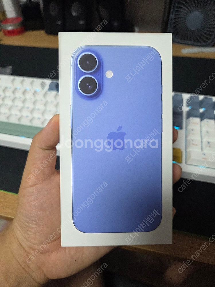 아이폰16 울트라마린 128gb 미개봉 새제품 팝니다.--0
