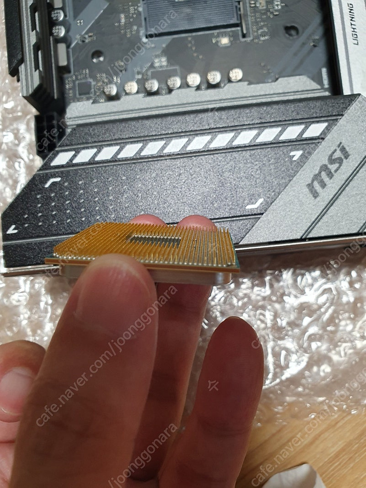 라이젠 4640g + msi b550m 박격포 이미지