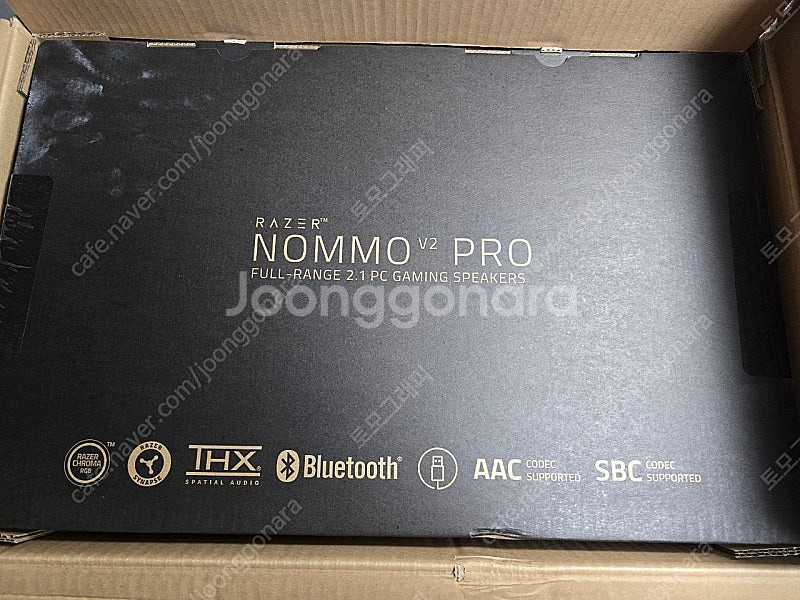 [미개봉] 레이저 놈모 V2 pro 게이밍 우퍼 스피커--0