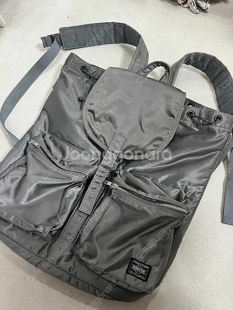 요시다 포터 탱커 럭색 백팩 실버 그레이 622-793...--3