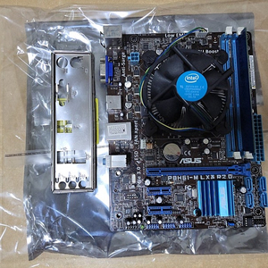 인텔 i5-3470+아수스 P8H61-MLX3+4g램 택포
