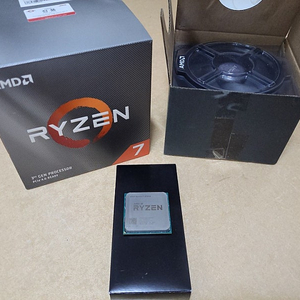 라이젠7 2700x(8코어 16쓰레드) CPU와 미사용 스파이어쿨러 박스셋 팝니다