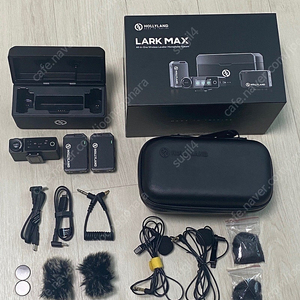 Hollyland Lark Max DUO 2채널 무선마이크 홀리랜드 라크 맥스 듀오+라발리에 마이크 중고 판매합니다