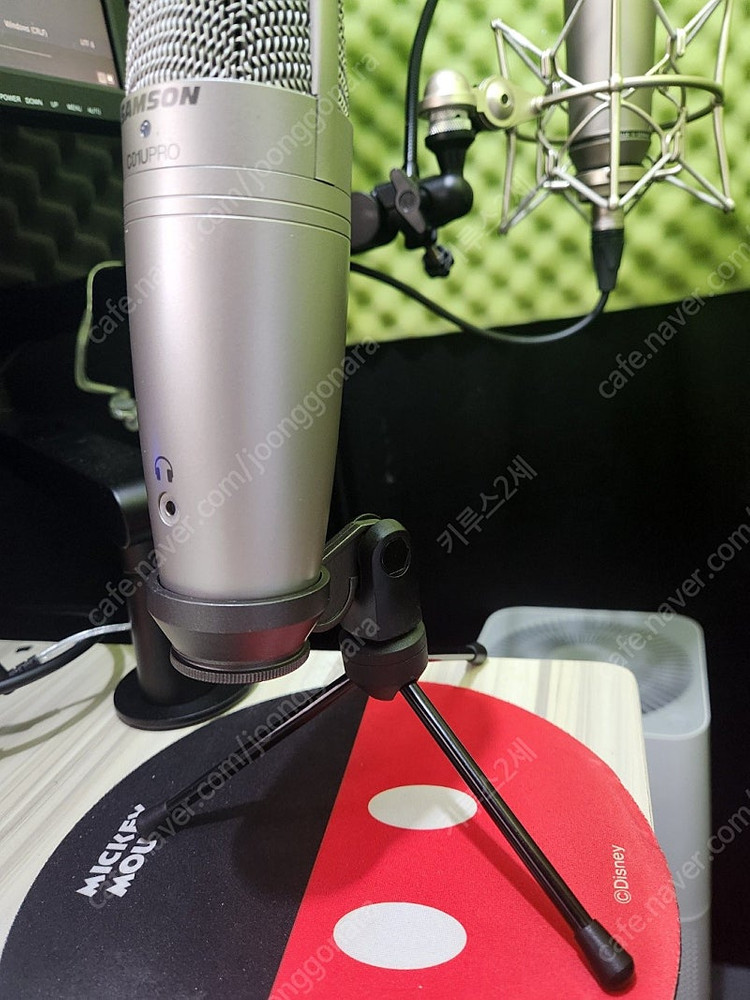 SAMSON C01U PRO 마이크, 쇼크마운트, 팝필터 세트 팝니다 이미지