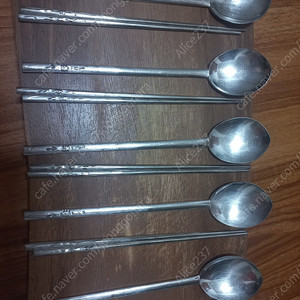 백동 유기수저 젖가락 5인용