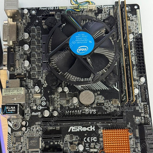 인텔 i5 6600 + 애즈락 H110M-dvs + 16gb + 128g ssd 팝니다