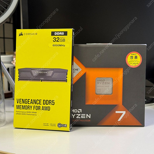 7800X3D + 커세어 DDR5 6000MHz cl 30 32GB