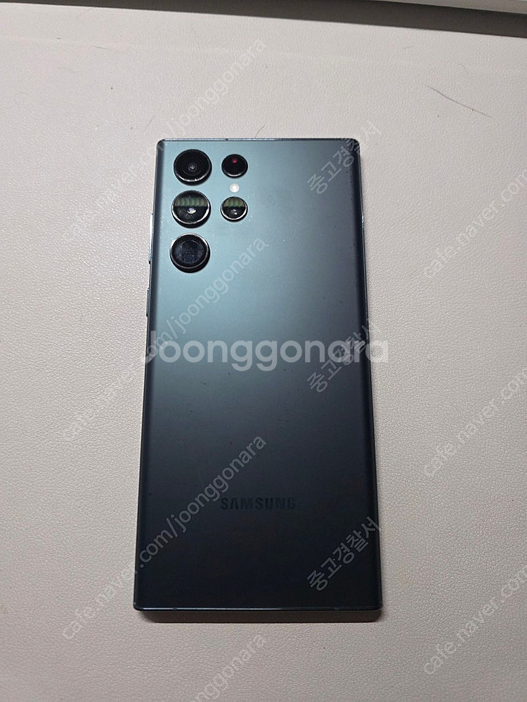 [파손]갤럭시S22 울트라 256GB 그린 팝니다.--0