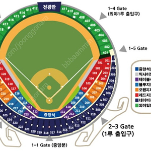 8/5(화) 잠실 LGvs두산 네이비 323블록 7열 우측통로 2연석 원가 양도