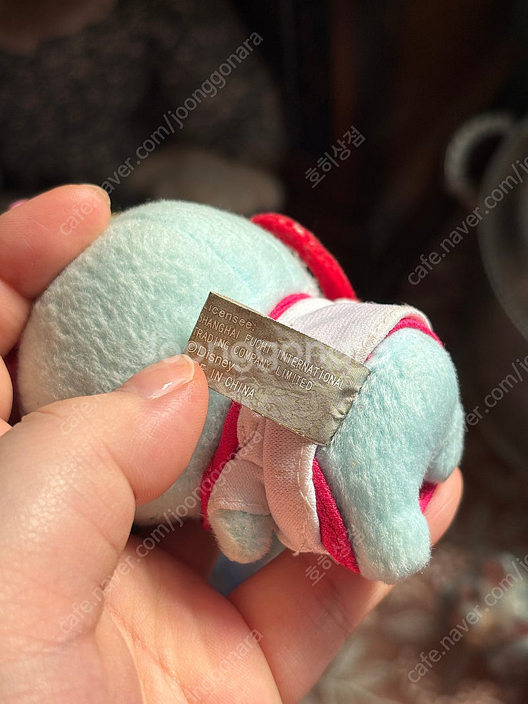 빈티지 디즈니 릴로와 스티치 스크럼프인형키링 테니스코스...--8