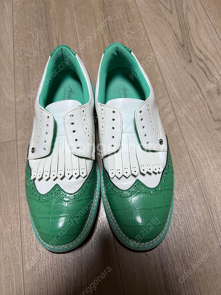 아베스 Paradise 그린민트 남성 클래식골프화--0