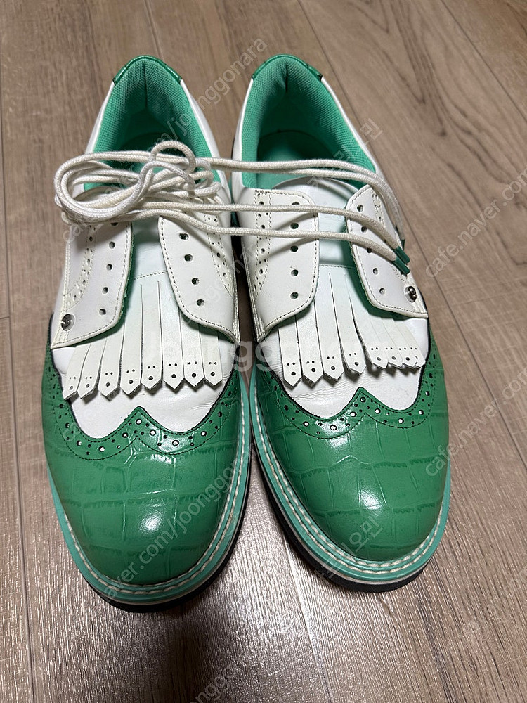 아베스 Paradise 그린민트 남성 클래식골프화--1