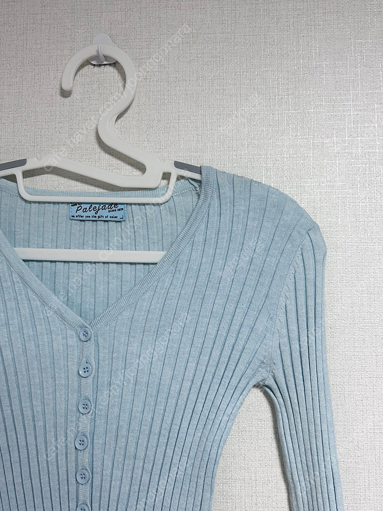 22fw 페일제이드 브이넥 맥 가디건 스카이블루 이미지