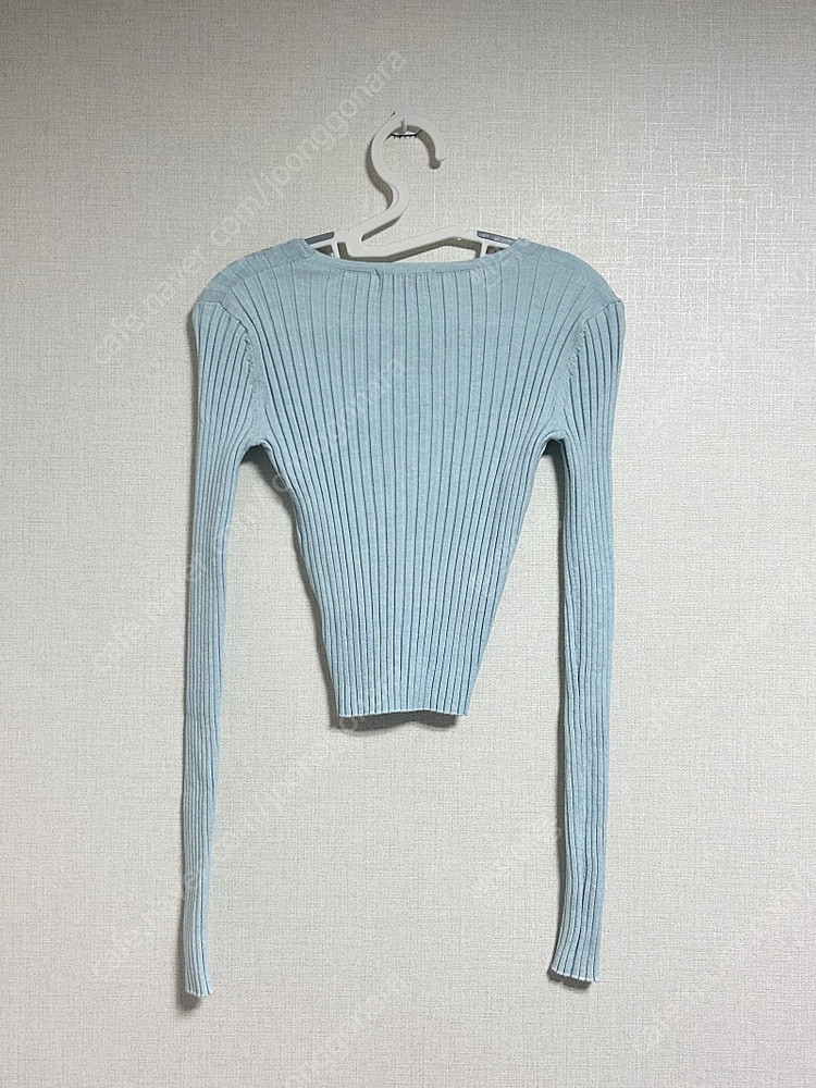 22fw 페일제이드 브이넥 맥 가디건 스카이블루 이미지