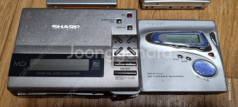 SHARP MD-MS200-S외 총4개 일괄판매--2