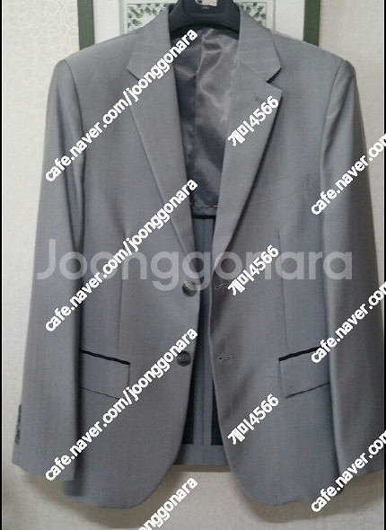 그레이 정장자켓.케주얼자켓 M사이즈 미착용상품--0