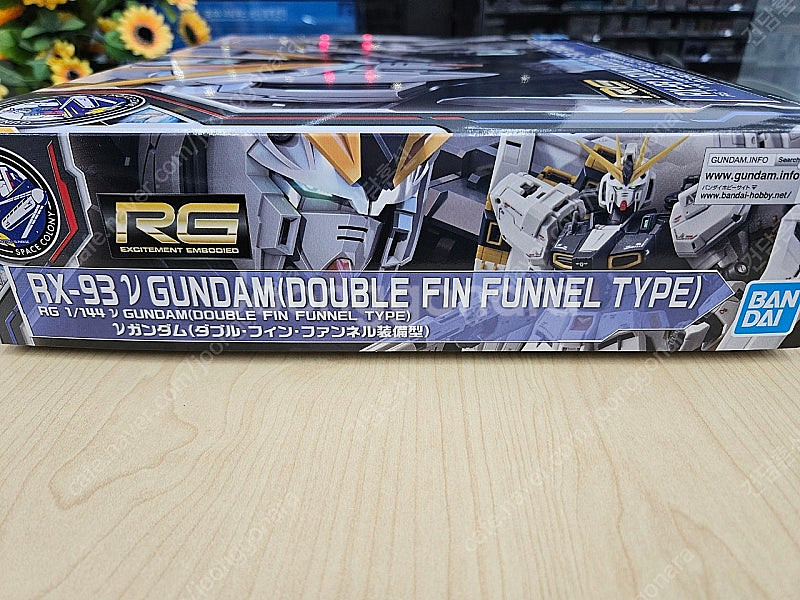 RG 뉴건담 더블핀판넬 장비형 SIDE-F한정 반다이--1