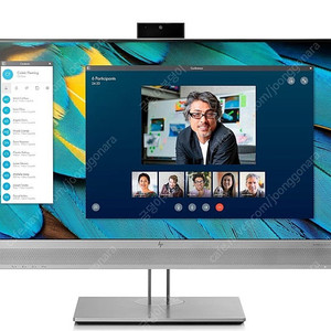 HP 엘리트 디스플레이 E243m 모니터 블랙실버