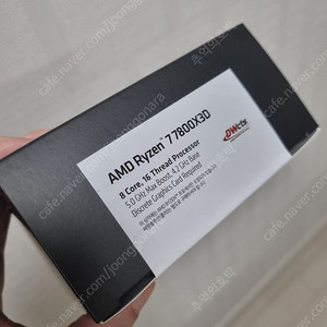 AMD 7800X3D CPU 미개봉 새제품