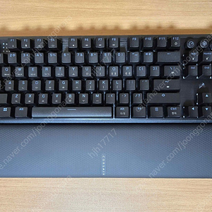 커세어 K70 RGB CORE TKL 무선 적축 (새상품급)