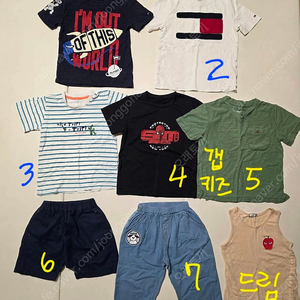 타미힐피거 남아 키즈 110~120, 갭키즈 120, 스파이더맨 7부 데님 반바지 120. 드림 있음