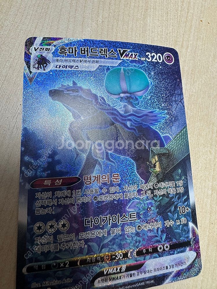 포켓몬카드 흑마 버드렉스 VMAX HR 판매합니다--0