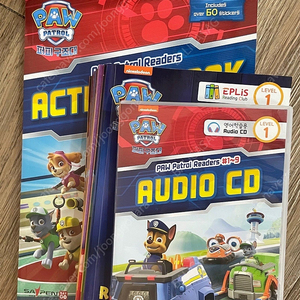 애플리스 eplis paw patrol 퍼피구조대 리더스 세이펜 9권 및 Activity book