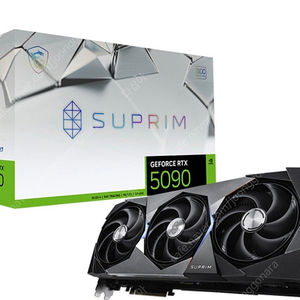 MSI 지포스 RTX 5090 슈프림 SOC D7 32GB 하이퍼프로져 미개봉 판매합니다.
