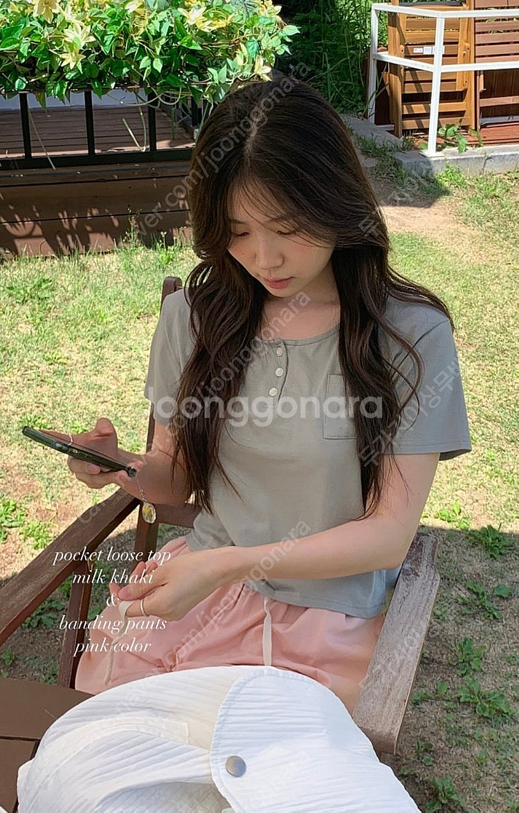 오이니 제작 포켓탑 반팔티셔츠 /쉬이즈큐트 메이비베이비...--3