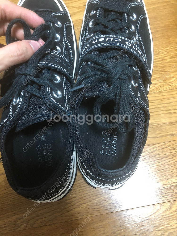 컨버스 x 펑첸왕 척 70 로우 투인원 블랙 265사이...--5