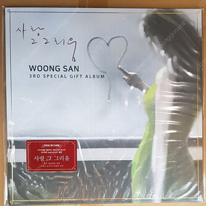 웅산 사랑,그리움 LP 미개봉
