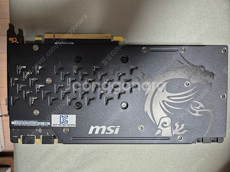 msi gtx 1070ti gaming 8GB 그래픽카...--1