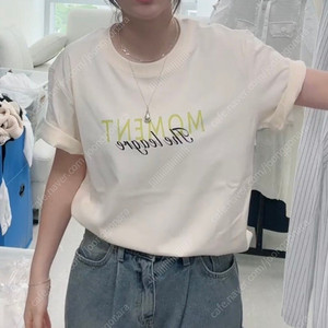 새상품 국내생산 고퀄티셔츠 여성반팔추천 워싱반팔 핏예쁜반팔티 사이즈F 55 66 77