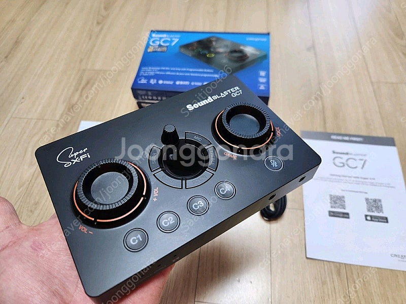 사운드 블라스터 GC7 판매 합니다. (거의새것)--0