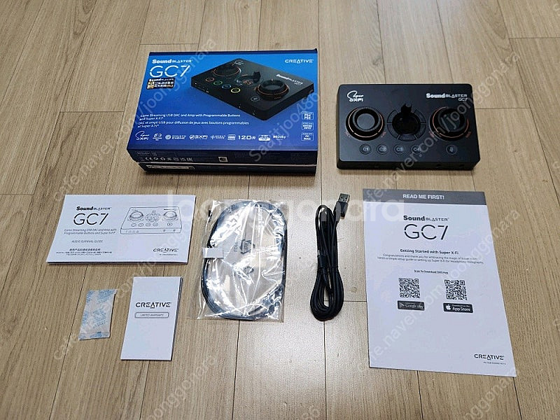사운드 블라스터 GC7 판매 합니다. (거의새것)--2