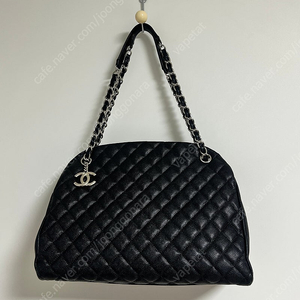 Chanel 샤넬 정품 캐비어 마드모아젤 볼링백 숄더백 빅백