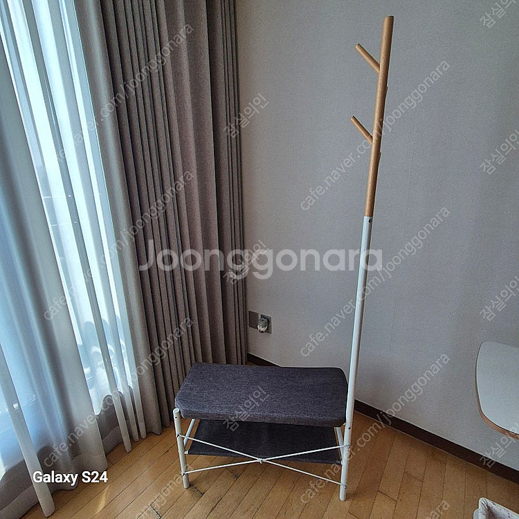 현관 벤치의자 신발장의자 옷 가방 걸이 일체형 잠실 직...--3