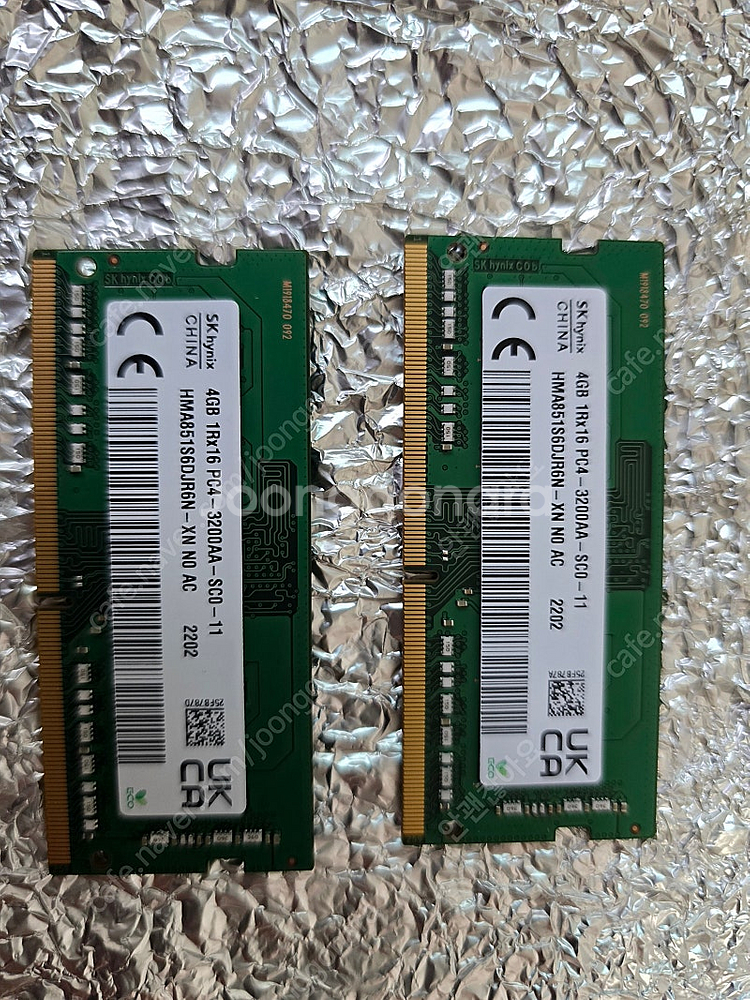 노트북용 sk하이닉스 ddr4 4g ram--1