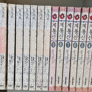 최명희 혼불 + 계룡산 일괄 (택포)