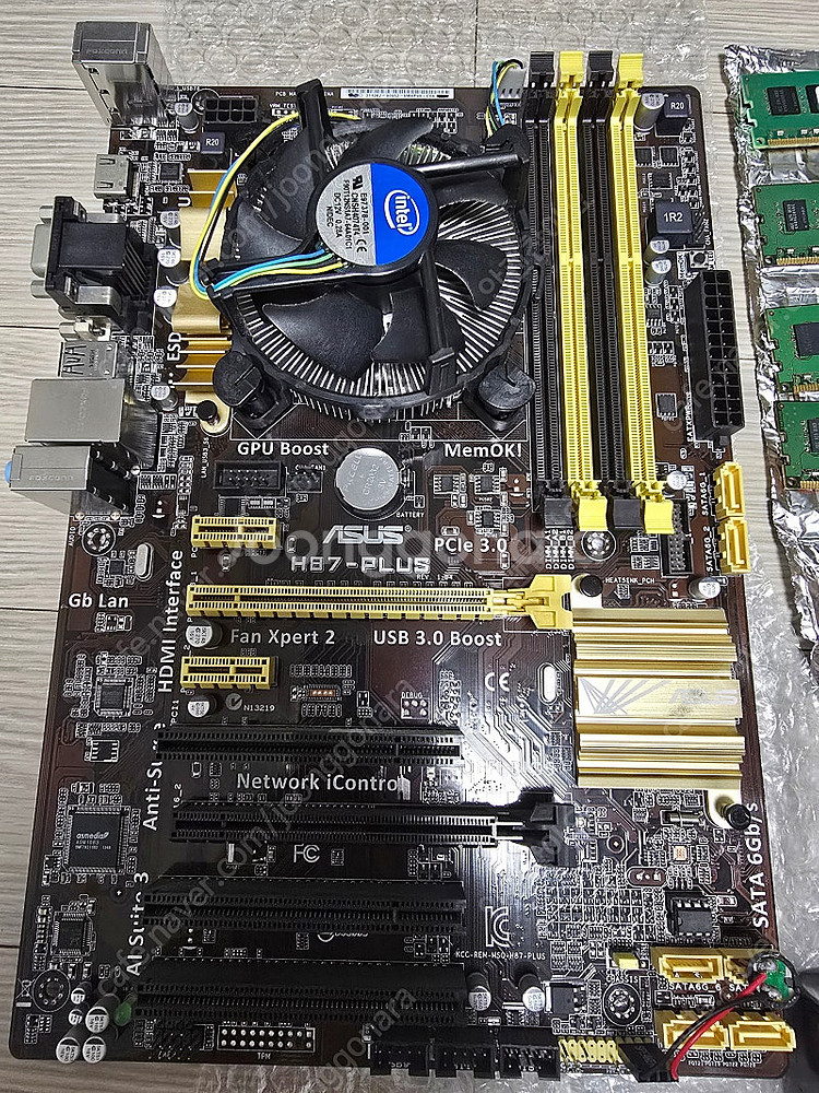 I7 4770 cpu + h87-plus 메인보드 + ...--1