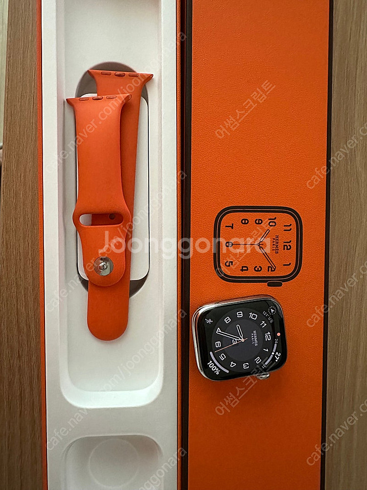 애플워치8 에르메스 45mm 실버--1