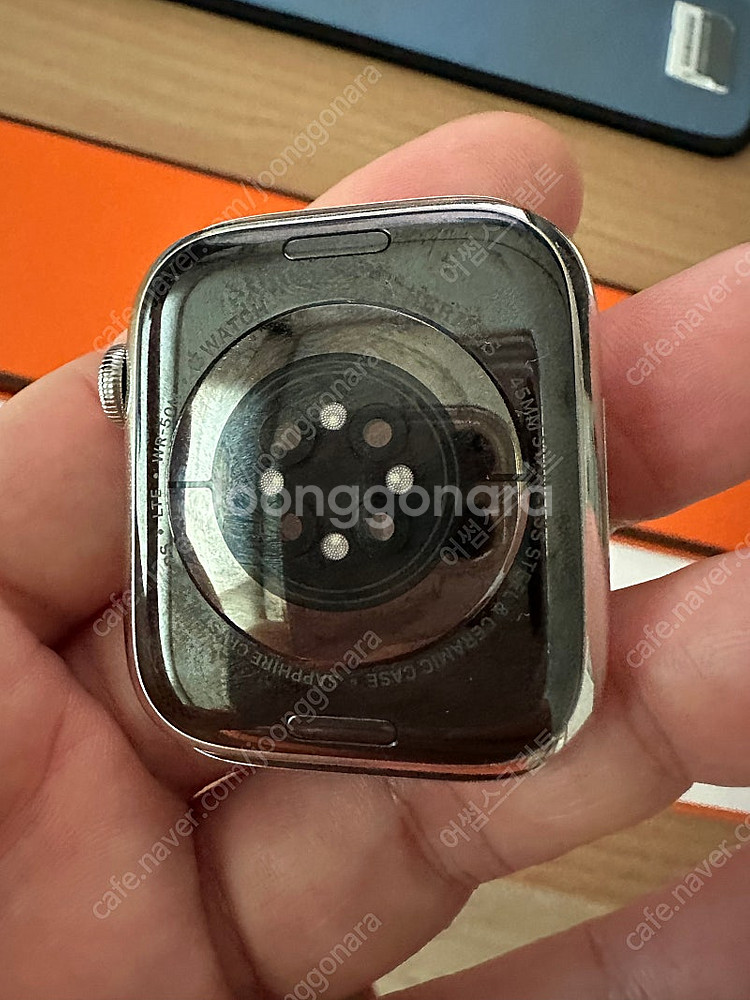 애플워치8 에르메스 45mm 실버--2