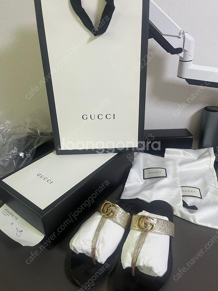 구찌 GUCCI 정품 슬리퍼 쪼리 38사이즈(240-2...--1